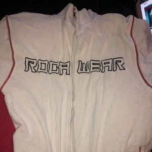 Rocawear Short Sleeve Zip-Up Sweater